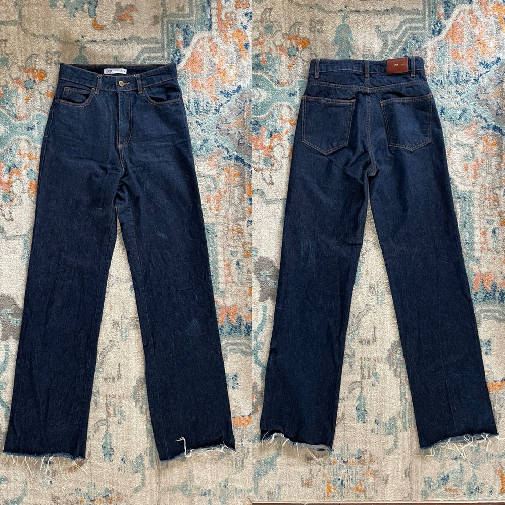 Zara 1975 High Waisted Denim